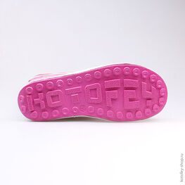 566128-11 Резиновые сапоги для девочки бордовый фото №3