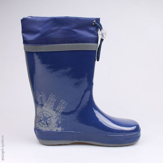 566129-11 Резиновые сапоги для мальчики светло-синий фото №2