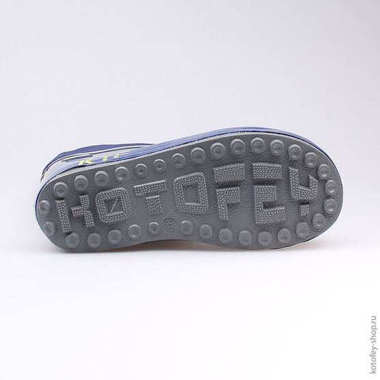 566129-11 Резиновые сапоги для мальчики светло-синий фото №3