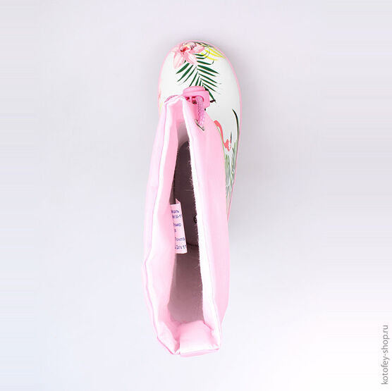 566130-11 Резиновые сапоги для девочки роз-сал фото №4