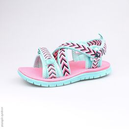 621011-11 Пляжная обувь для девочки бир-роз