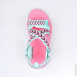 621011-11 Пляжная обувь для девочки бир-роз фото №4