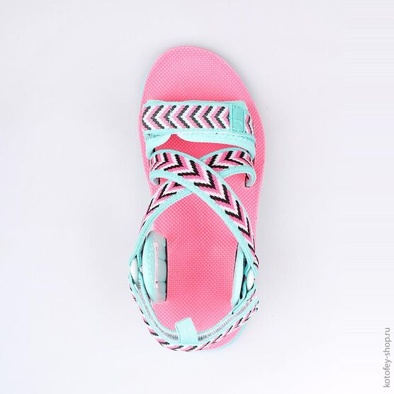 621011-11 Пляжная обувь для девочки бир-роз фото №4