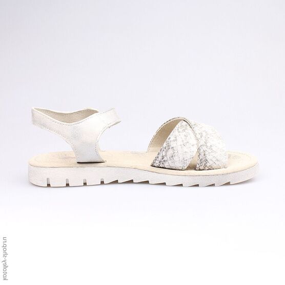 623012-22 Босоножки для девочки серебристый фото №2