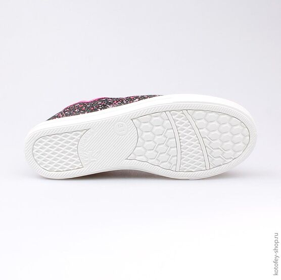 631059-11 Кеды для девочки чер-фук фото №3