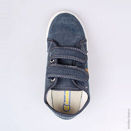 631065-11 Кеды для мальчики светло-синий фото №4