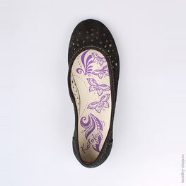 632172-22 Туфли для девочки черный фото №4