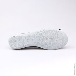 632175-72 Туфли-балетки из велюра для девочки синий фото №3