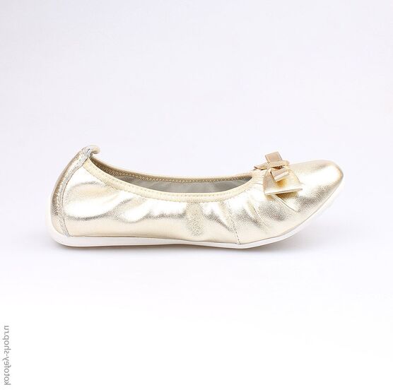 632218-23 Туфли для девочки золотой фото №2