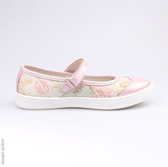 632219-21 Туфли для девочки роз-беж фото №2
