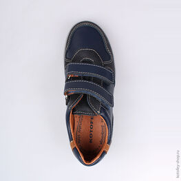 632224-21 Полуботинки для мальчики светло-синий фото №4