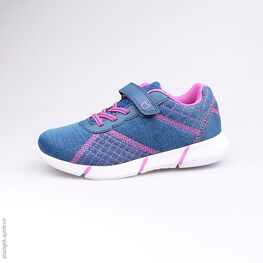 644145-72 Кроссовки для девочки син-роз