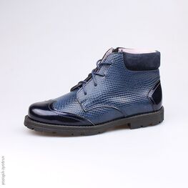 652079-22 Ботинки для девочки светло-синий