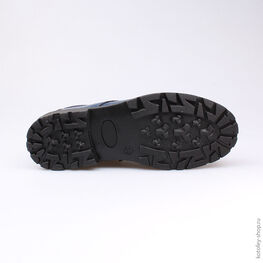 652079-22 Ботинки для девочки светло-синий фото №3