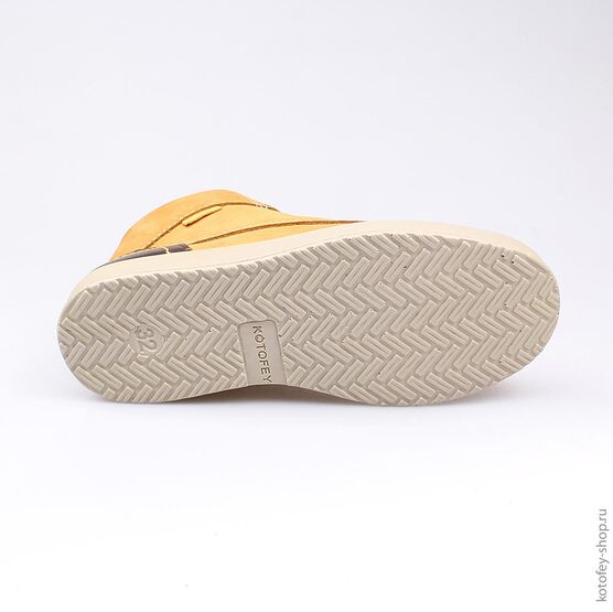 652080-31 Ботинки для мальчики желтый фото №3