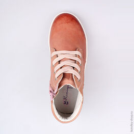 652081-21 Ботинки для девочки розовый фото №4