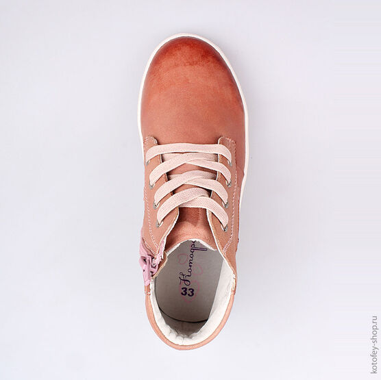 652081-21 Ботинки для девочки розовый фото №4