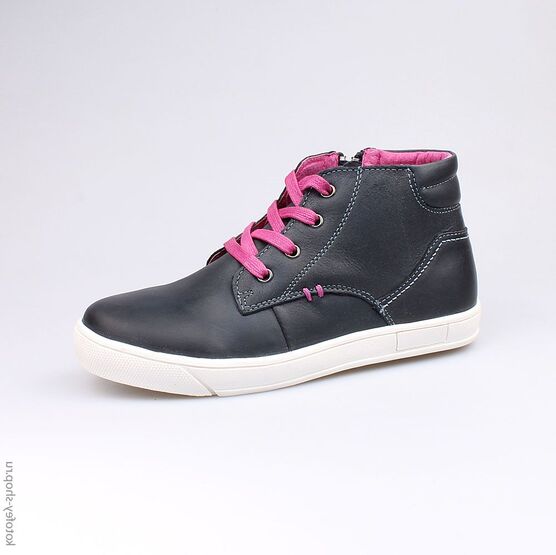 652081-22 Ботинки для девочки светло-синий