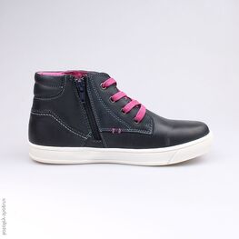 652081-22 Ботинки для девочки светло-синий фото №2