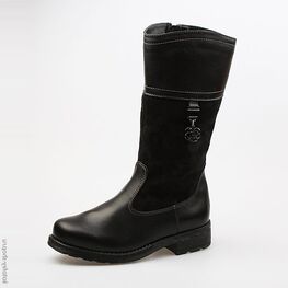 662109-51 Сапожки для девочки черный