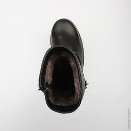 662109-51 Сапожки для девочки черный фото №4