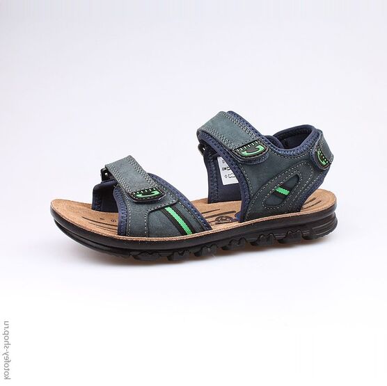 722005-24 Сандалии для мальчики син-зел