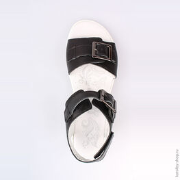 722007-21 Босоножки для девочки черный фото №4