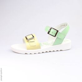 722011-21 Босоножки для девочки жел-сал