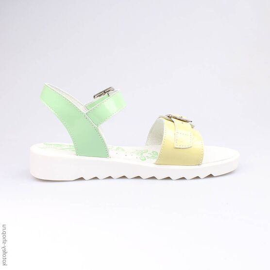 722011-21 Босоножки для девочки жел-сал фото №2