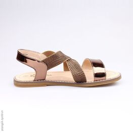 724002-24 Босоножки для девочки коричневый фото №2