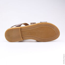 724002-24 Босоножки для девочки коричневый фото №3