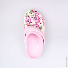 725016-01 Пляжная обувь розовая для девочки розовый фото №4
