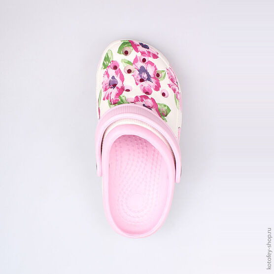 725016-01 Пляжная обувь розовая для девочки розовый фото №4