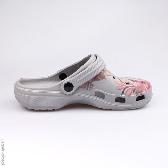 725019-01 Пляжная обувь серая для девочки серый фото №2