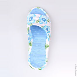 725021-01 Пляжная обувь голубая для девочки голубой фото №4