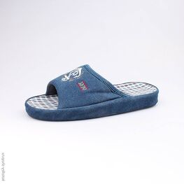 731011-12 Тапочки синие для мальчики светло-синий