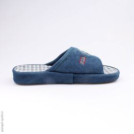 731011-12 Тапочки синие для мальчики светло-синий фото №2