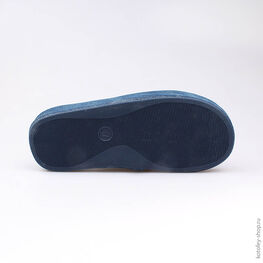 731011-12 Тапочки синие для мальчики светло-синий фото №3