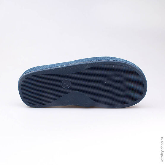 731011-12 Тапочки синие для мальчики светло-синий фото №3