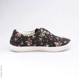 741024-11 Кеды для девочки черный фото №2