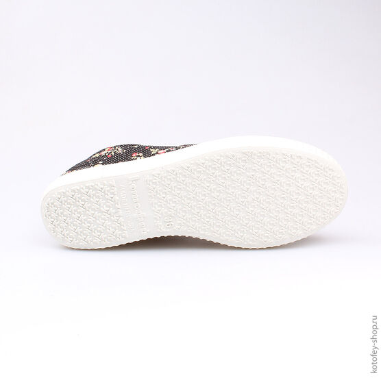 741024-11 Кеды для девочки черный фото №3