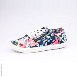 741025-12 Кеды для девочки светло-синий