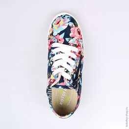 741025-12 Кеды для девочки светло-синий фото №4