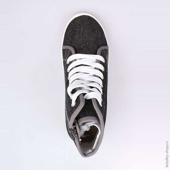 741026-11 Кеды для мальчики серый фото №4