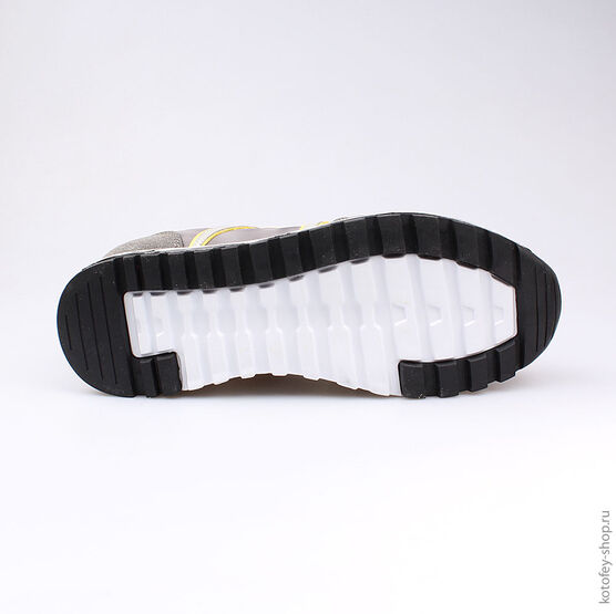 744094-71 Кроссовки для мальчики сер-жел фото №3