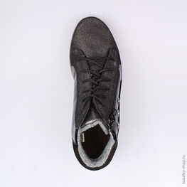 752077-31 Ботинки для девочки черный фото №4