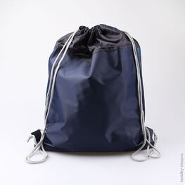 02708037-20 Мешок для сменной обуви для мальчики темно-синий фото №3