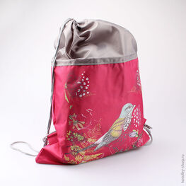 02808035-20 Мешок для сменной обуви для девочки фуксия