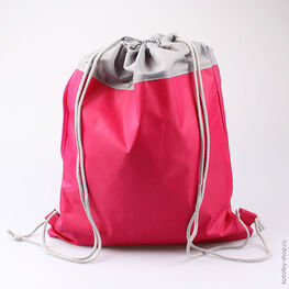 02808042-20 Мешок для сменной обуви для девочки фуксия фото №3