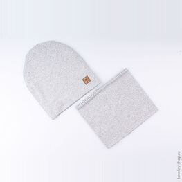 07011071-40 Шапка двухслойная детская серая для универсальные серый